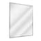 Head West® Glossy Chrome Float Rectangular Wall Mirror
